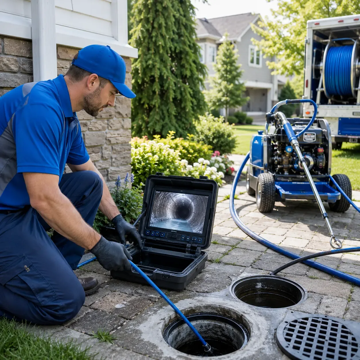 Outdoor drain cleaning professionals serving Hometown, WV